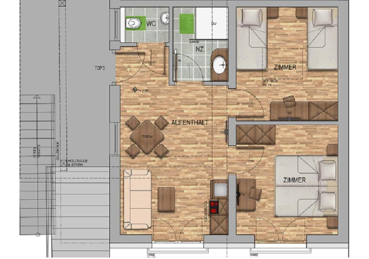 Apartmenthaus Strasswirt De Luxe Tröpolach Esterno foto