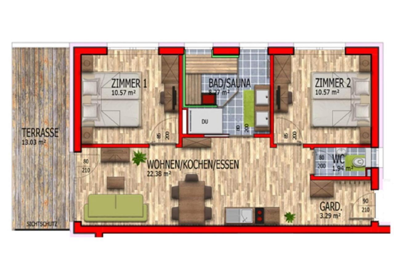 Apartmenthaus Strasswirt De Luxe Tröpolach Esterno foto